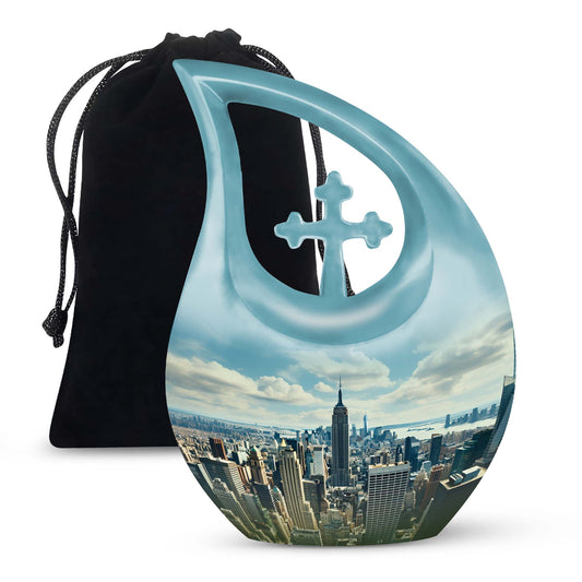 10 Inch New York City Urn 