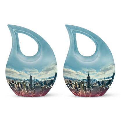 10 Inch New York City Urn 