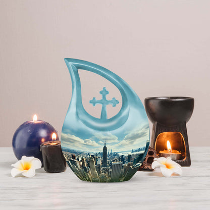 10 Inch New York City Urn 