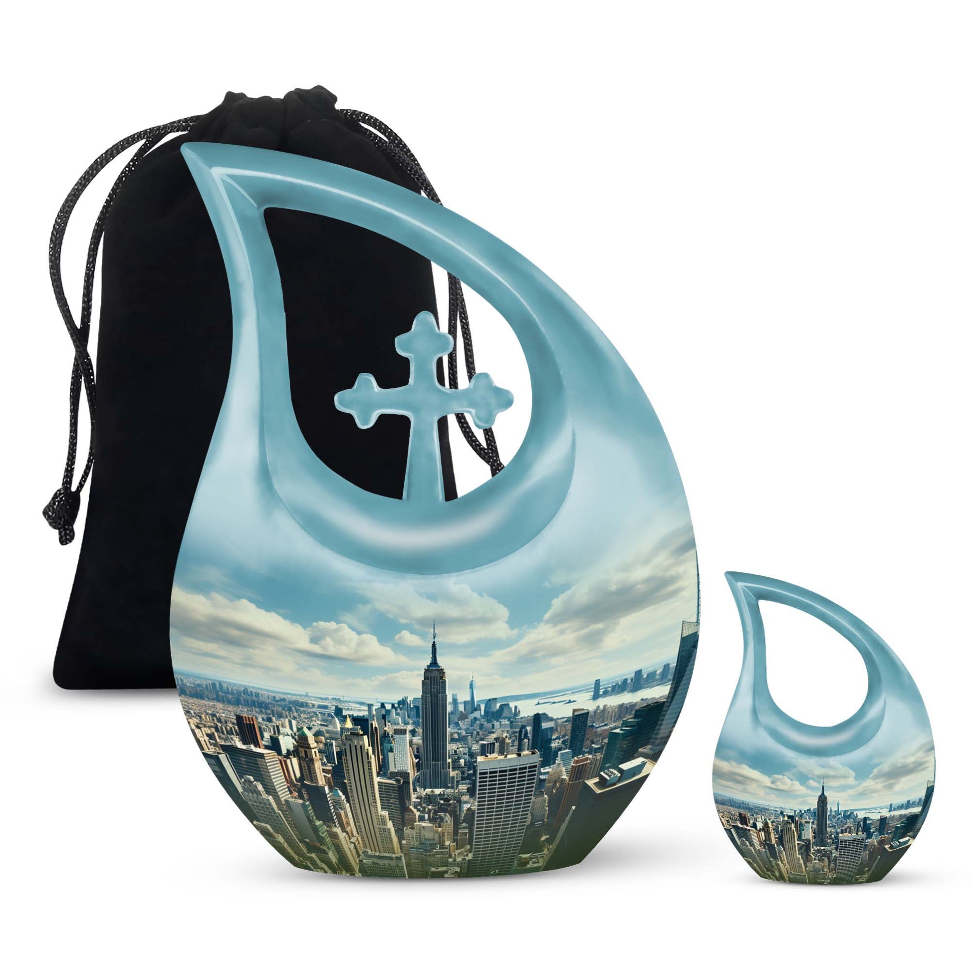 10 Inch New York City Urn 