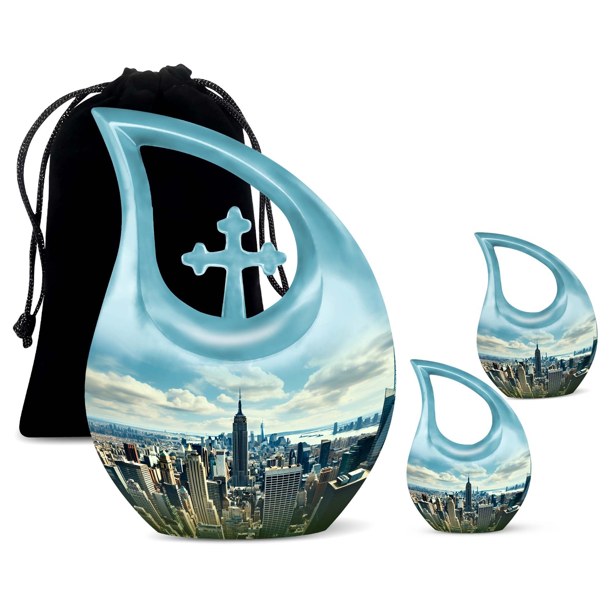 10 Inch New York City Urn 