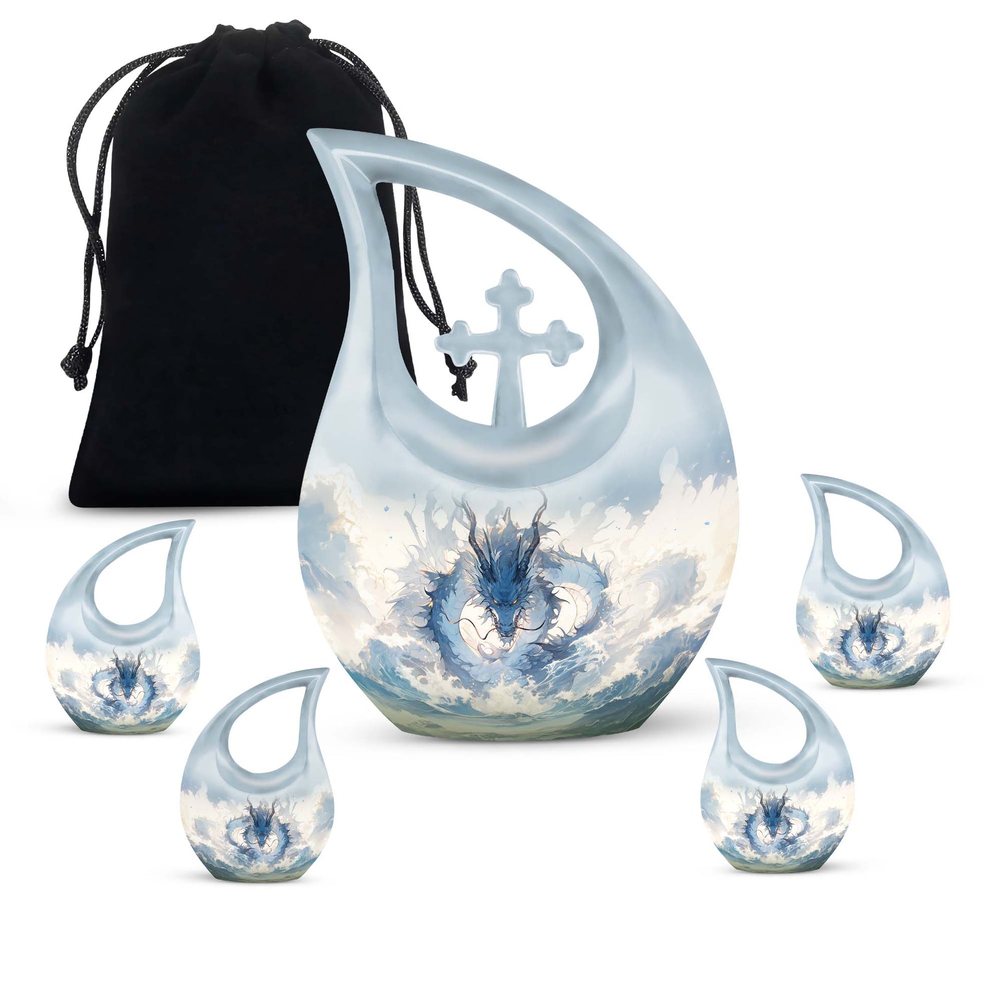  Dragon Urn Large Urn 10  Inch