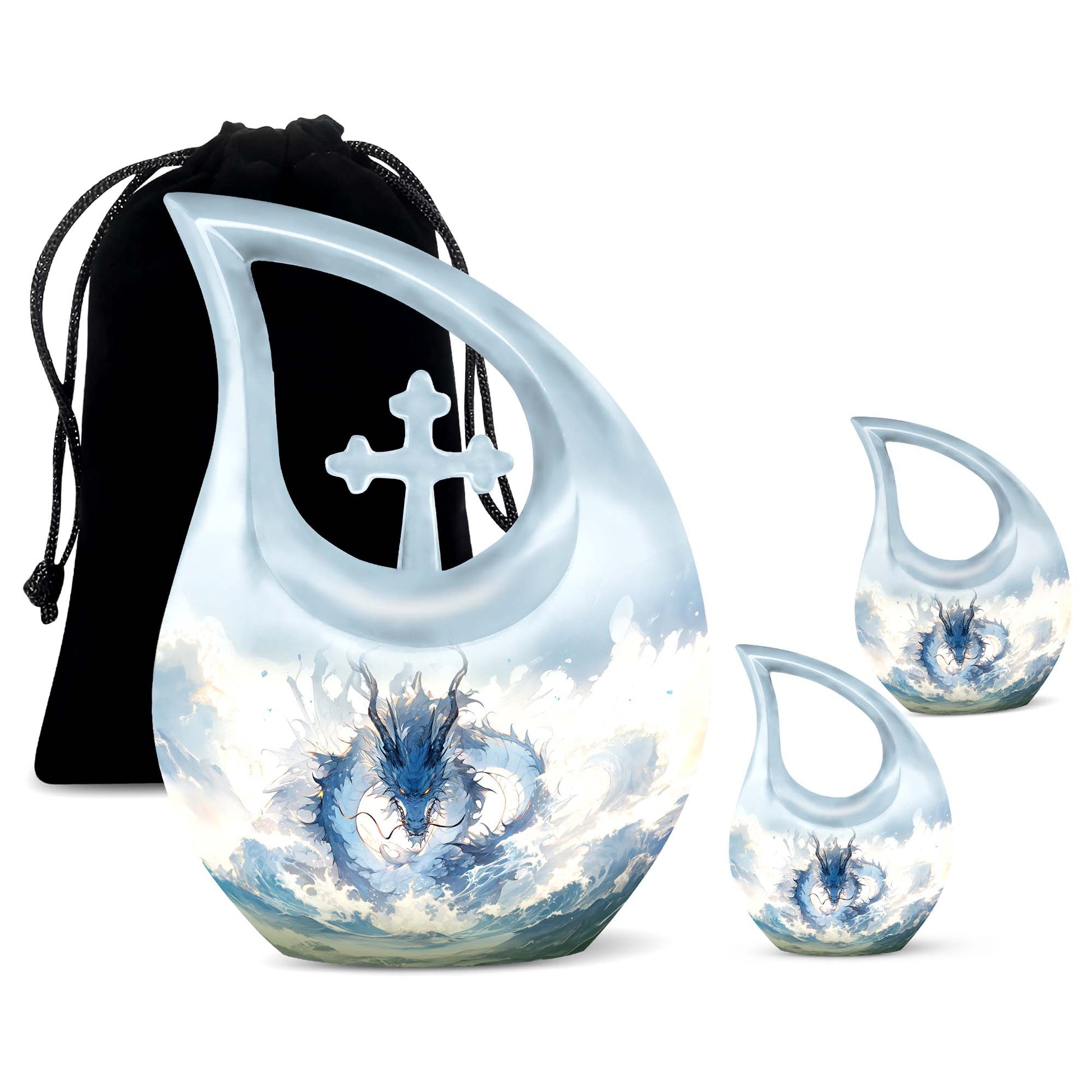  Dragon Urn Large Urn With 4 Keepsake Urn