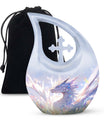 The Crystal Dragon Metal Memorial Urn 