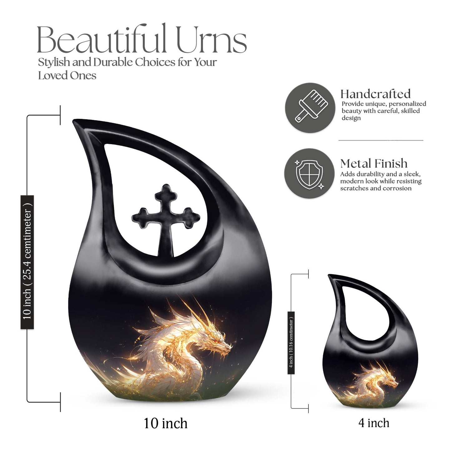 10-inch Golden Majesty The Urn 