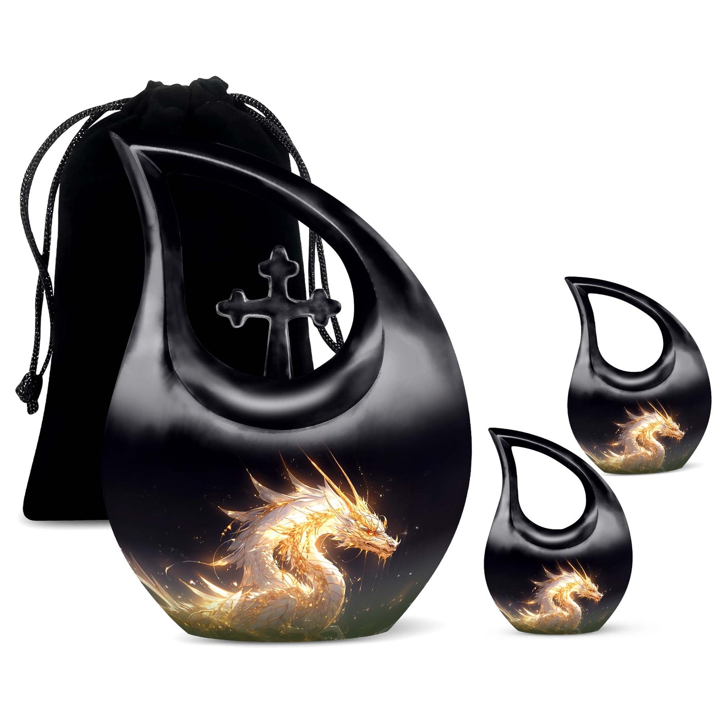  Dragon Urn Large Urn With 4 Keepsake Urn