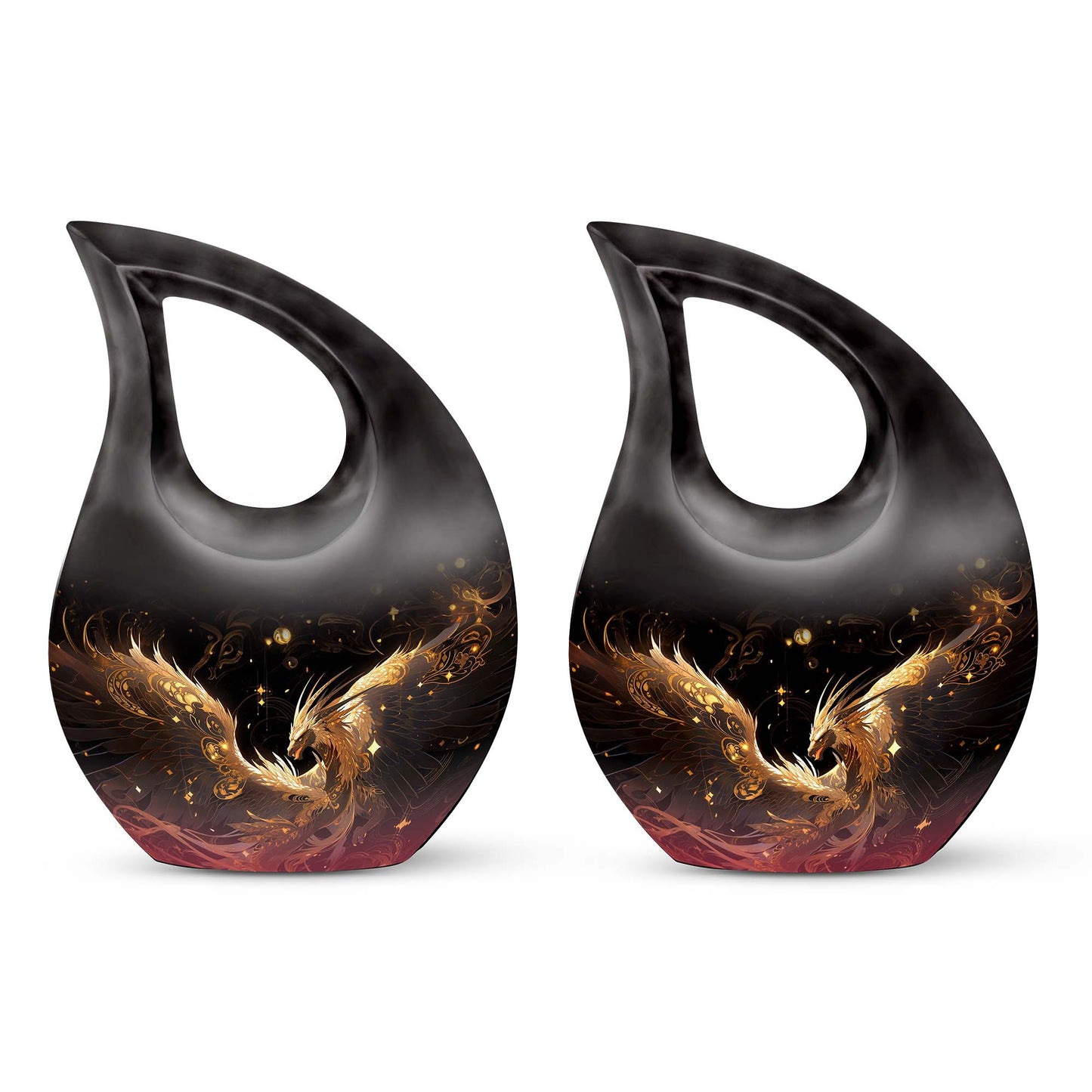  Dragon Urn 3 Inch Keepsake Pack of 4