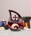 Crimson Moonrise Theme Urn
