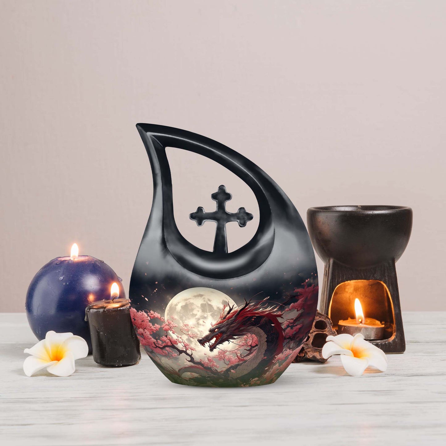 Moonlit Blossom The Urn