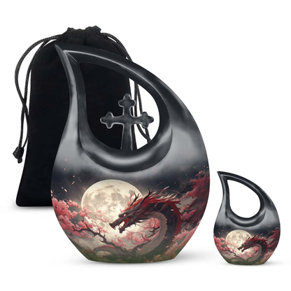  Dragon Urn Large Urn With 2 Keepsake Urn