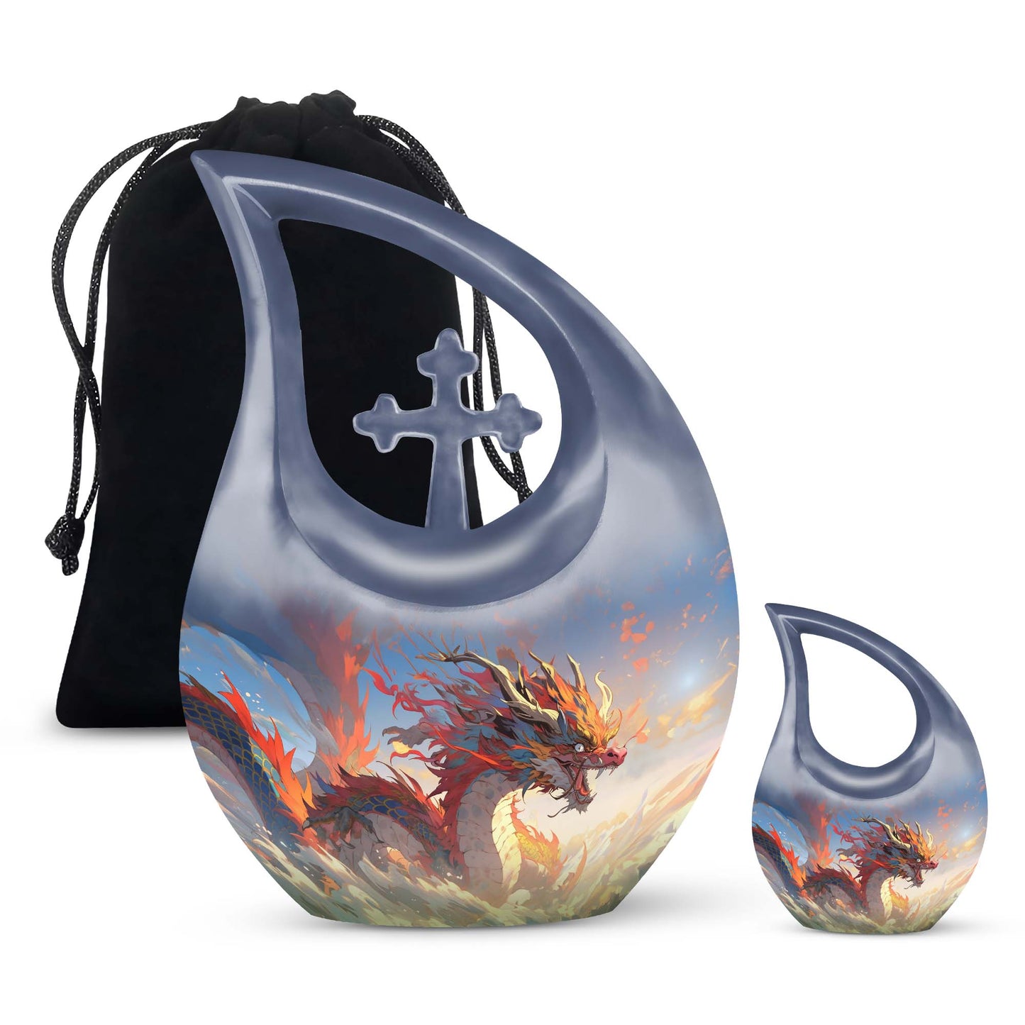  Dragon Urn Large Urn With 2 Keepsake Urn
