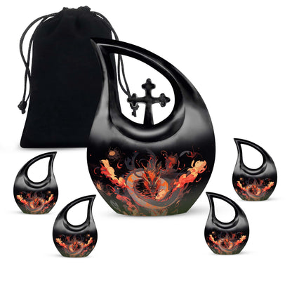  Dragon Urn Large Urn 10  Inch