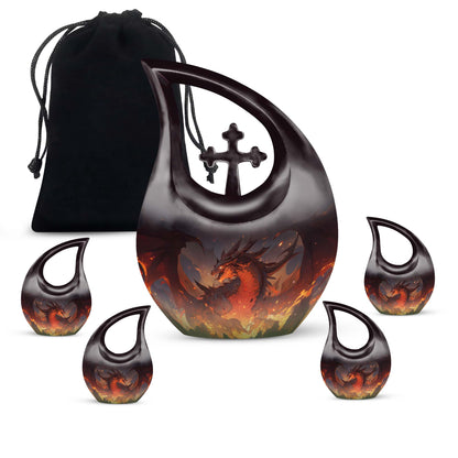  Dragon Urn Large Urn 10  Inch