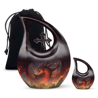  Dragon Urn Large Urn With 2 Keepsake Urn