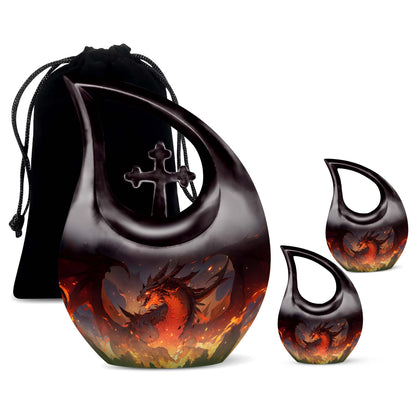  Dragon Urn Large Urn With 4 Keepsake Urn