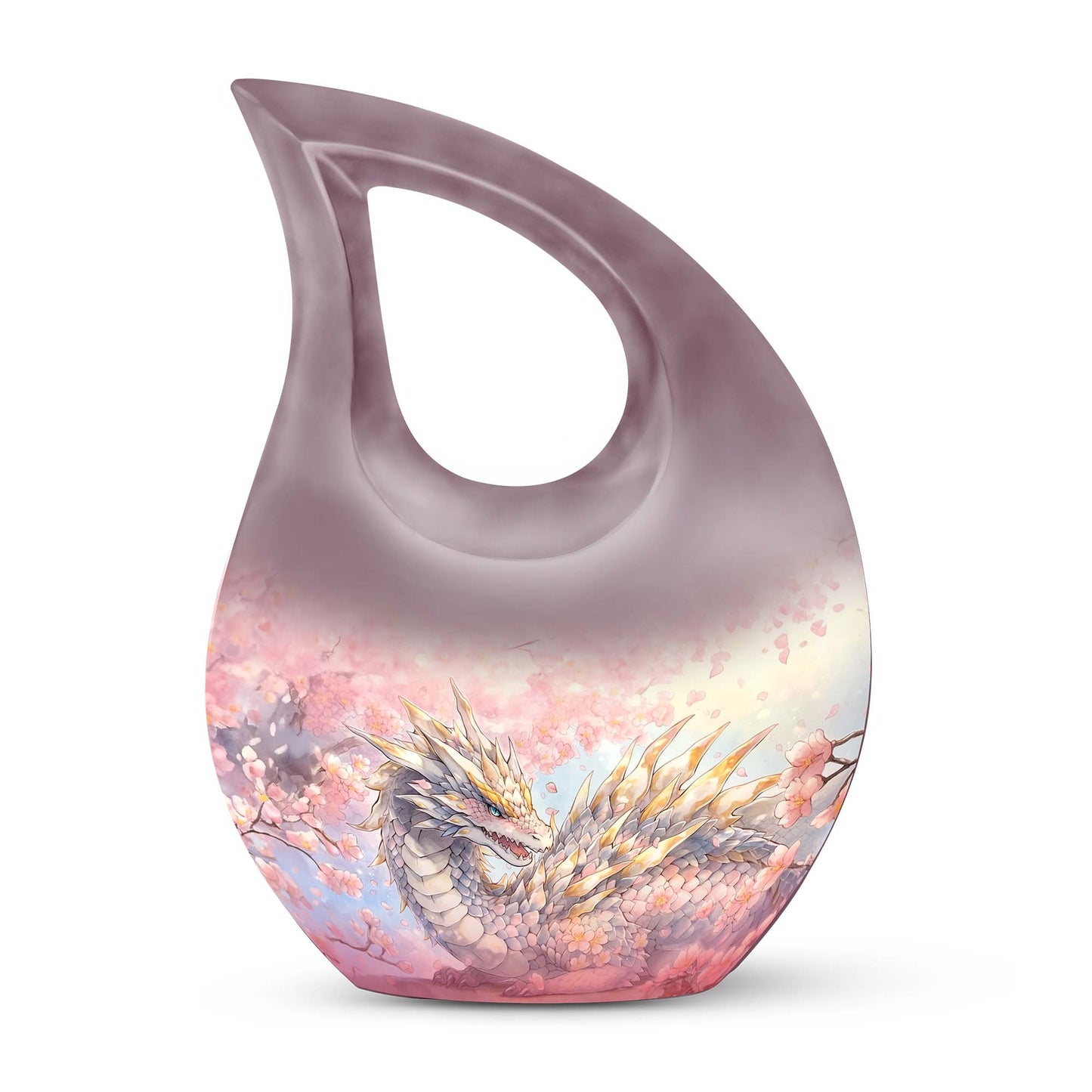 Blossoming Guardian memorial urn