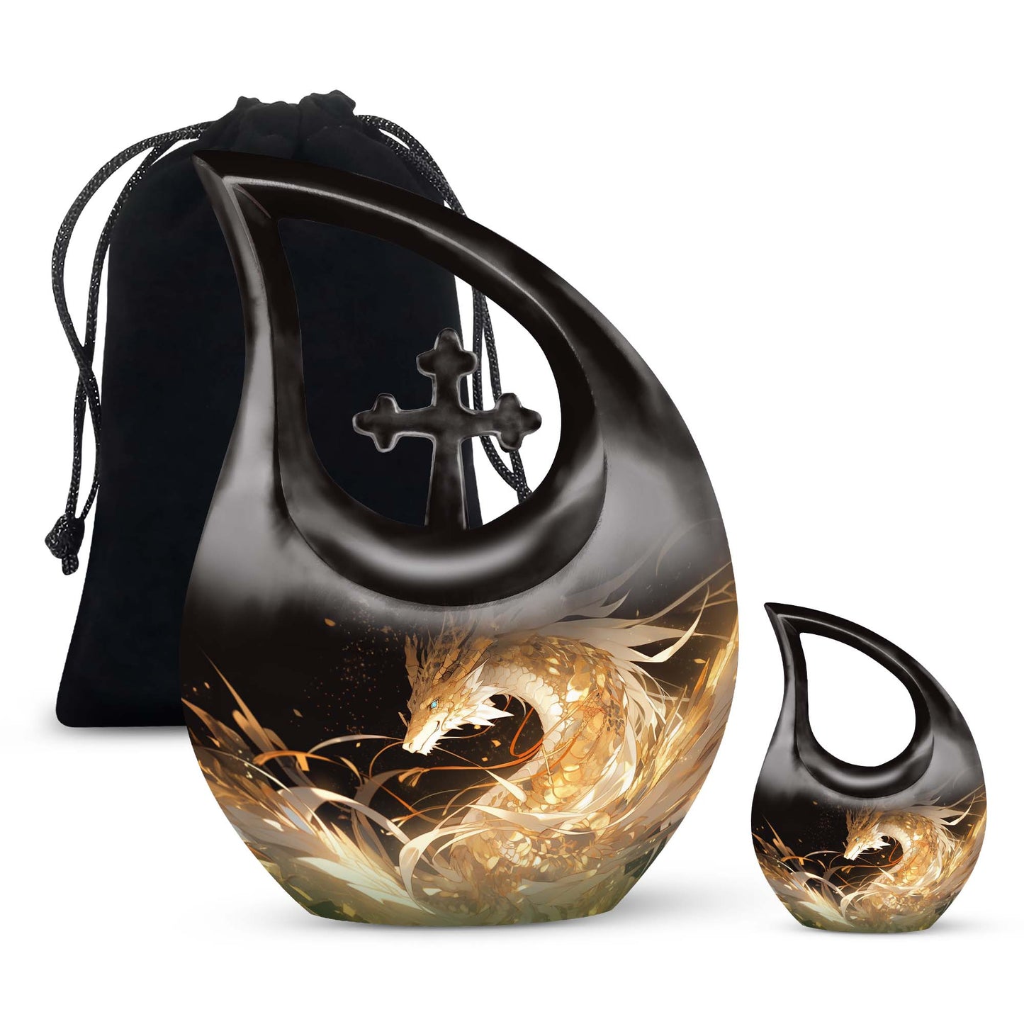 Unique 10 inch Dragon of Urn