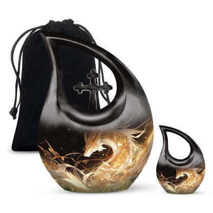 Unique 10 inch Dragon of Urn
