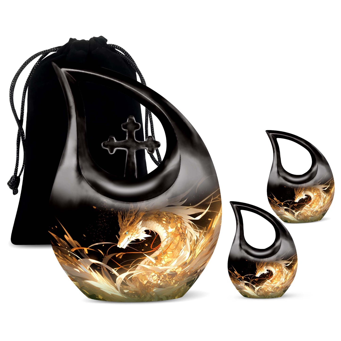 Unique 10 inch Dragon of Urn
