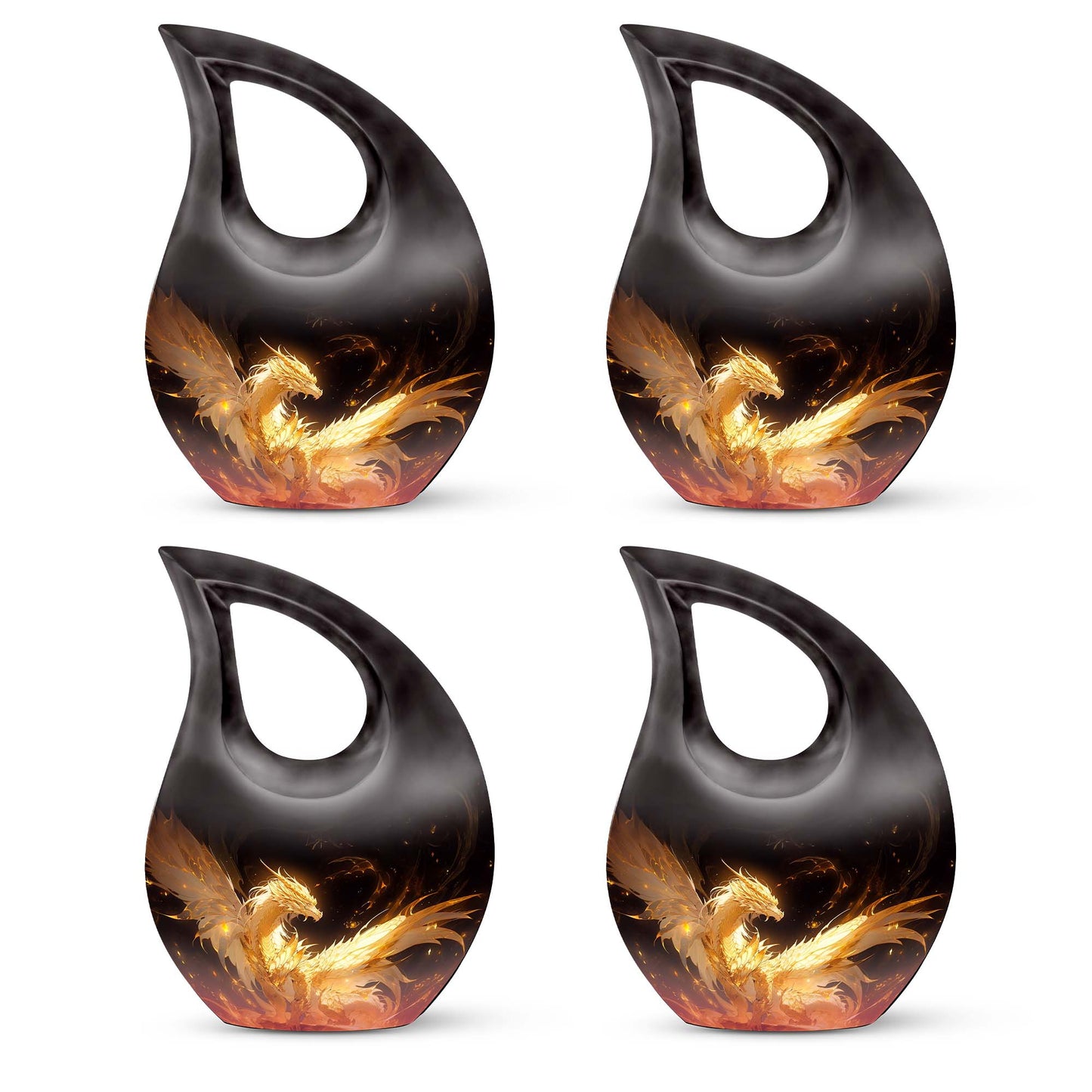  Dragon Urn Large Urn With 1 Keepsake Urn