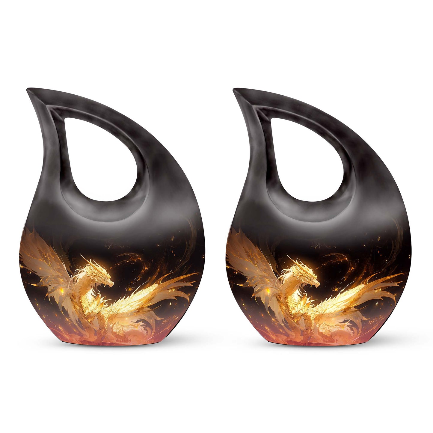  Dragon Urn 3 Inch Keepsake Pack of 4