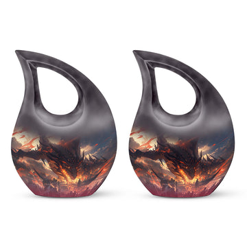 Small Urn Set of 2 -3