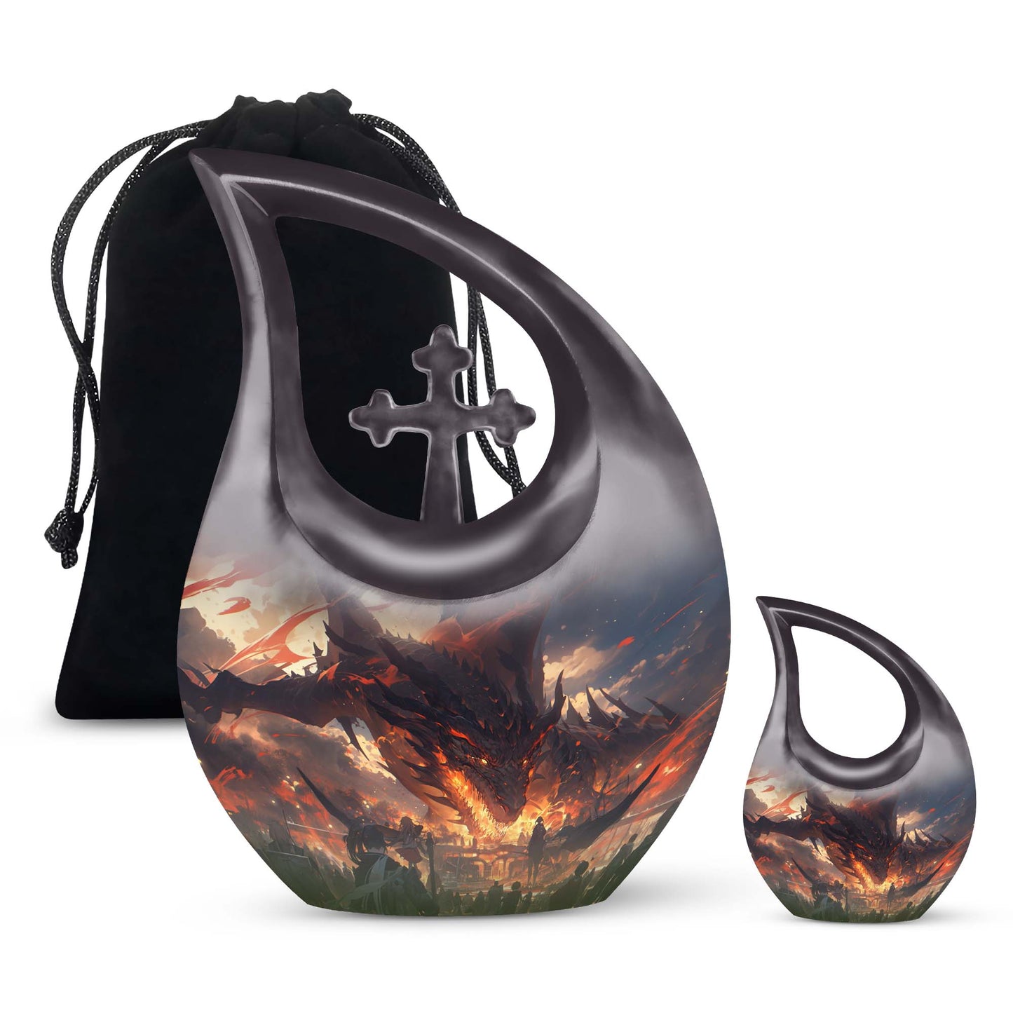 Personalized Beach Cremation Urn for Men & Women - 10-inch, 200 cu in - Yatskia