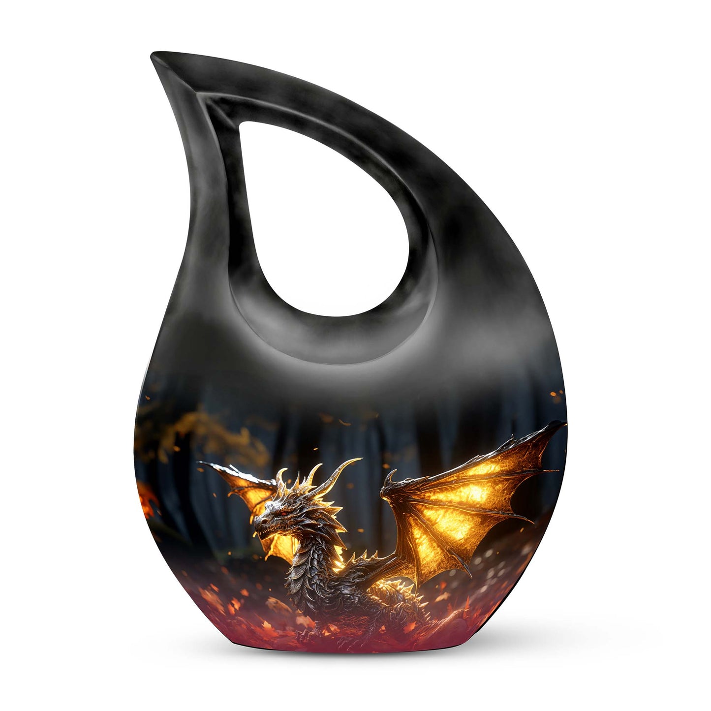 Personalized Beach Cremation Urn for Adult - 10-inch, 200 cu in - Yatskia