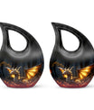 Golden Dragon Cremation Urn for Human Ashes - Funeral Urns For Adult