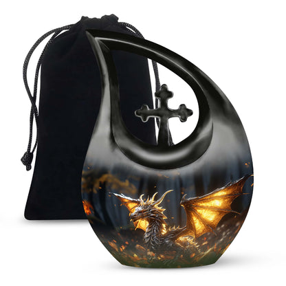 Personalized Beach Cremation Urn for Adult - 10-inch, 200 cu in - Yatskia