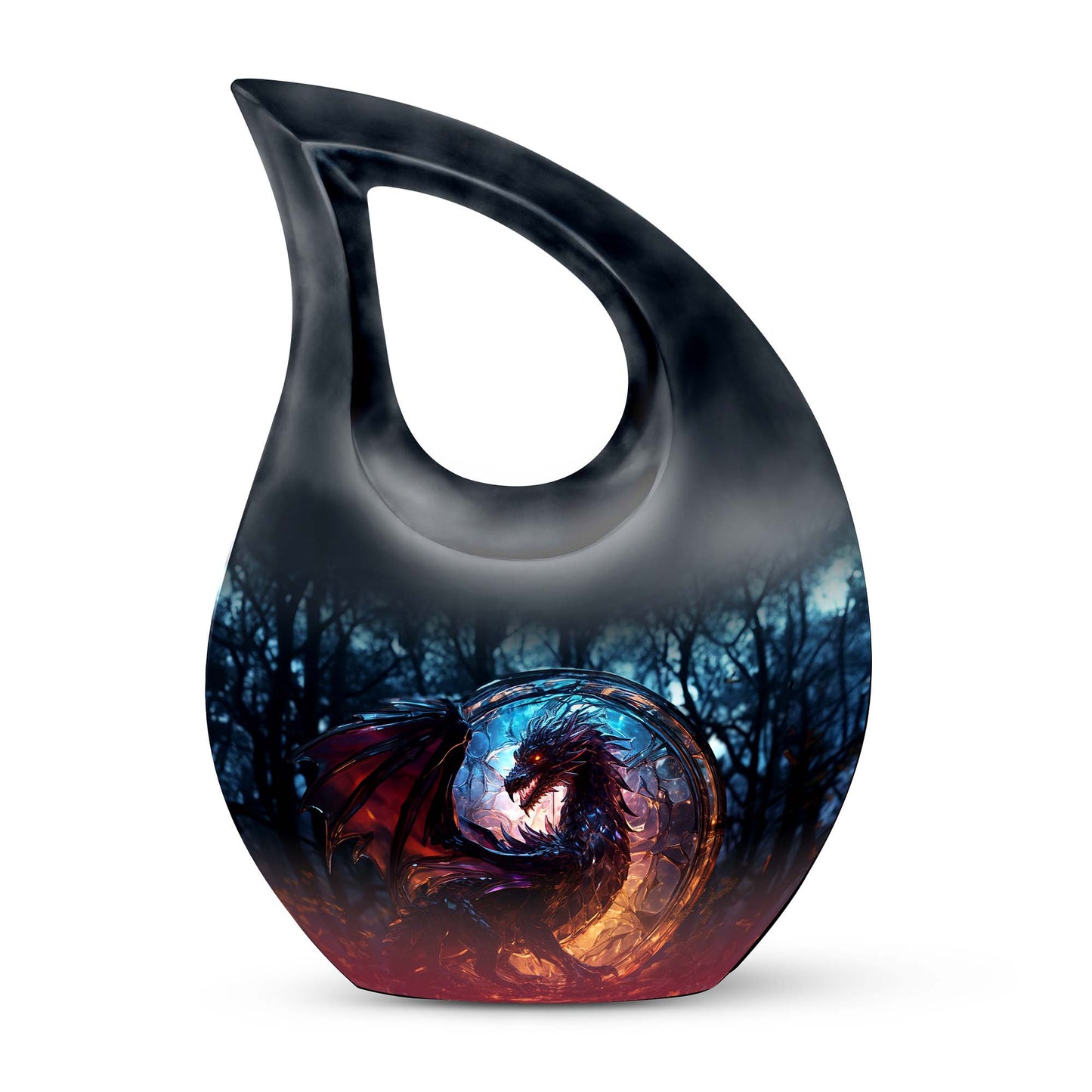 Personalized Beach Cremation Urn for Human Ashes - 10-inch, 200 cu in - Yatskia