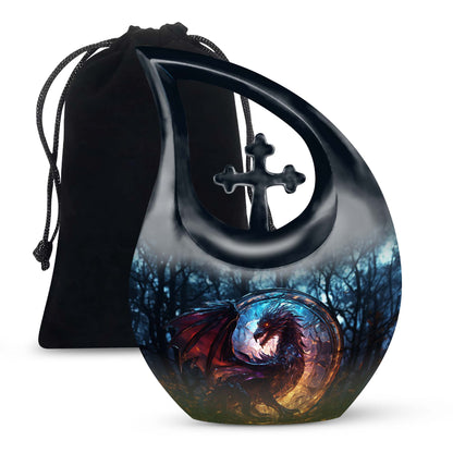 Personalized Beach Cremation Urn for Human Ashes - 10-inch, 200 cu in - Yatskia