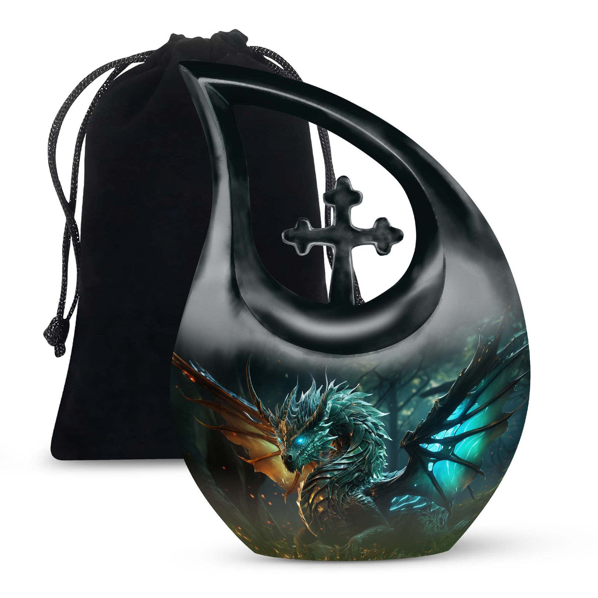 Dragon Cremation Urn – Fantasy Memorial Keepsake for Ashes