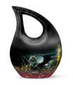 Dragon Of Enchanted Woods - Dragon Urns Funeral Large  Urns