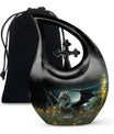 Dragon Of Enchanted Woods - Dragon Urns Funeral Large  Urns