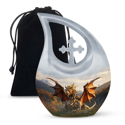 Personalized Beach Cremation Urn for Mom - 10-inch, 200 cu in - Yatskia