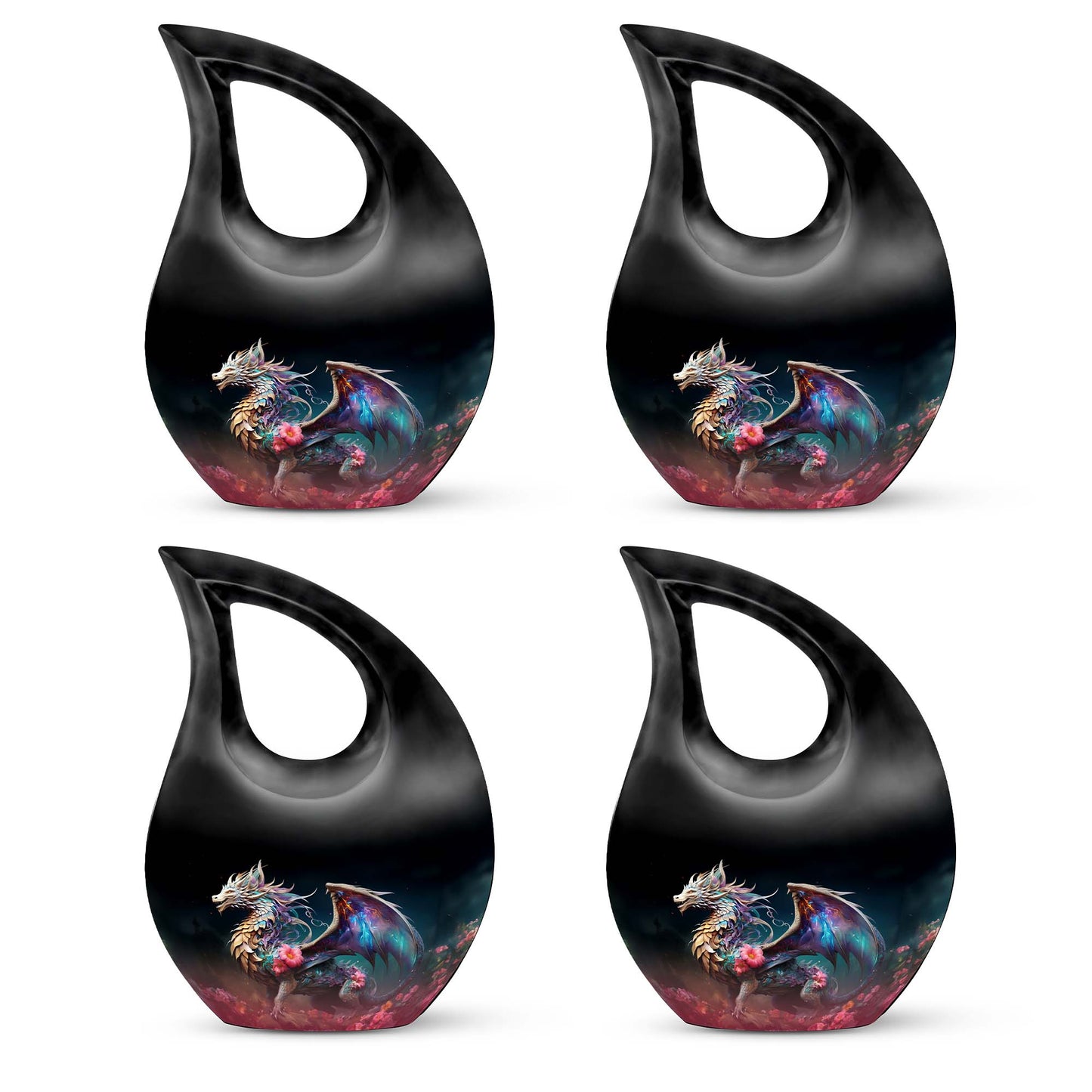 Colorful Dragon Urn For Sale - Dragon Urns Funeral Large Cremation Urns