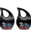 Colorful Dragon Urn For Sale - Dragon Urns Funeral Large Cremation Urns