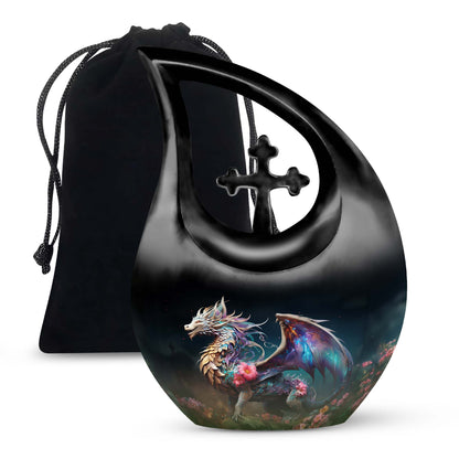 Colorful Dragon Urn For Sale - Dragon Urns Funeral Large Cremation Urns