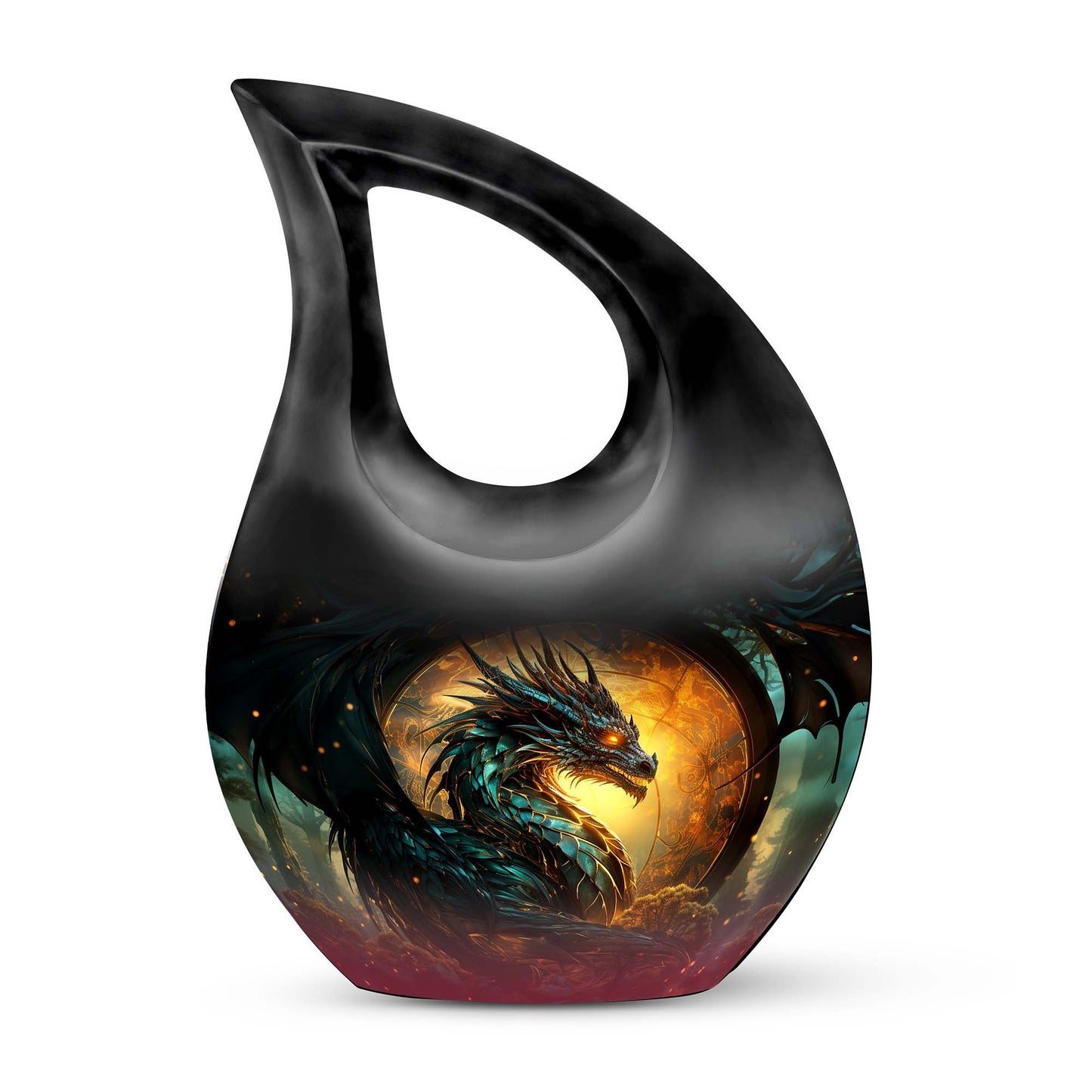Personalized Beach Cremation Urn for Adult - 10-inch, 200 cu in - Yatskia