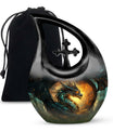 Dragon Fire Cremation Urn for Human Ashes - Burial Urns For Adult