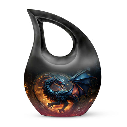 Personalized Beach Cremation Urn for Human Ashes - 10-inch, 200 cu in - Yatskia