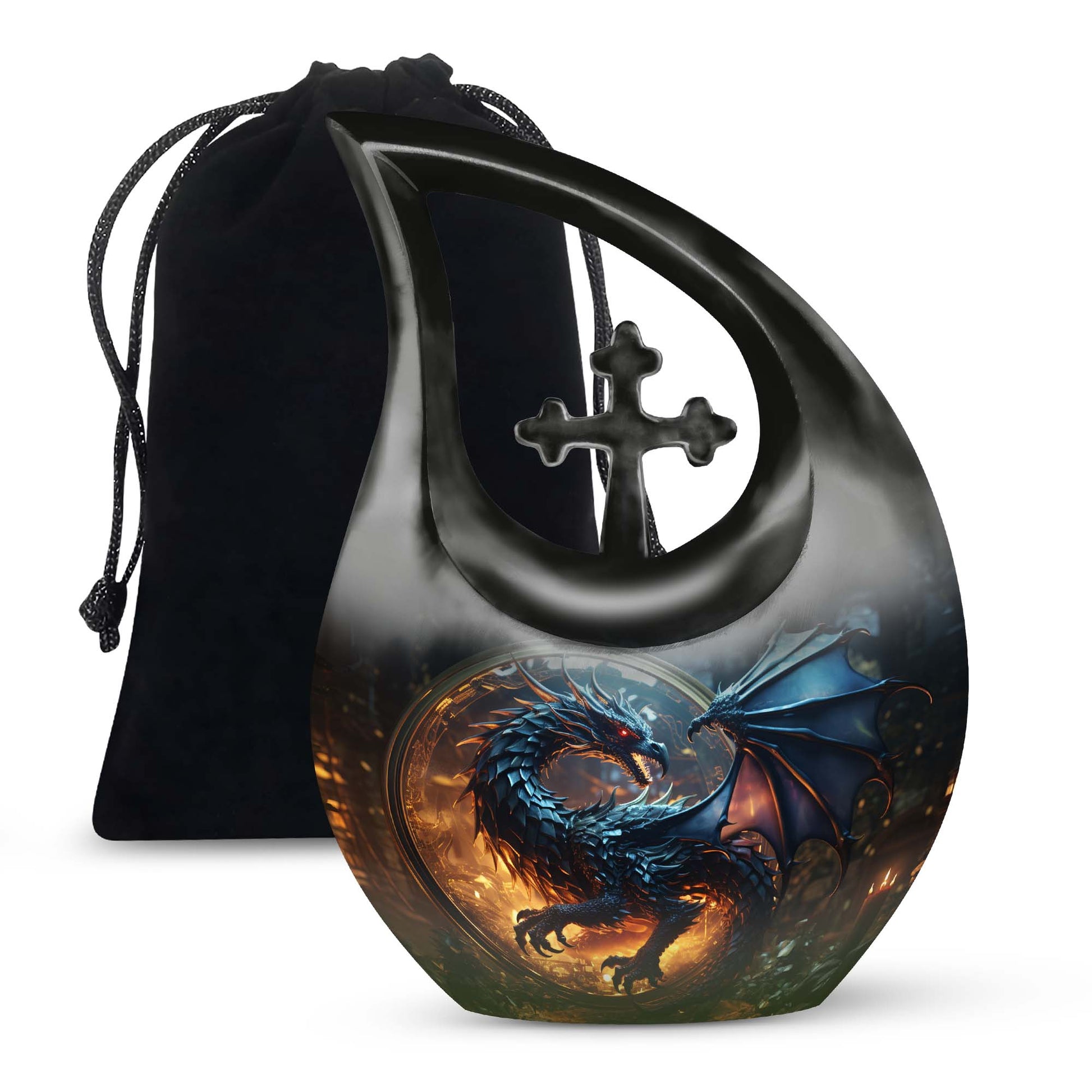 Dragon Memorial Urn - Dragon Urns Funeral Large Cremation Urns