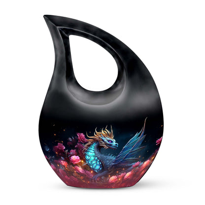 Personalized Beach Cremation Urn for Human Ashes - 10-inch, 200 cu in - Yatskia