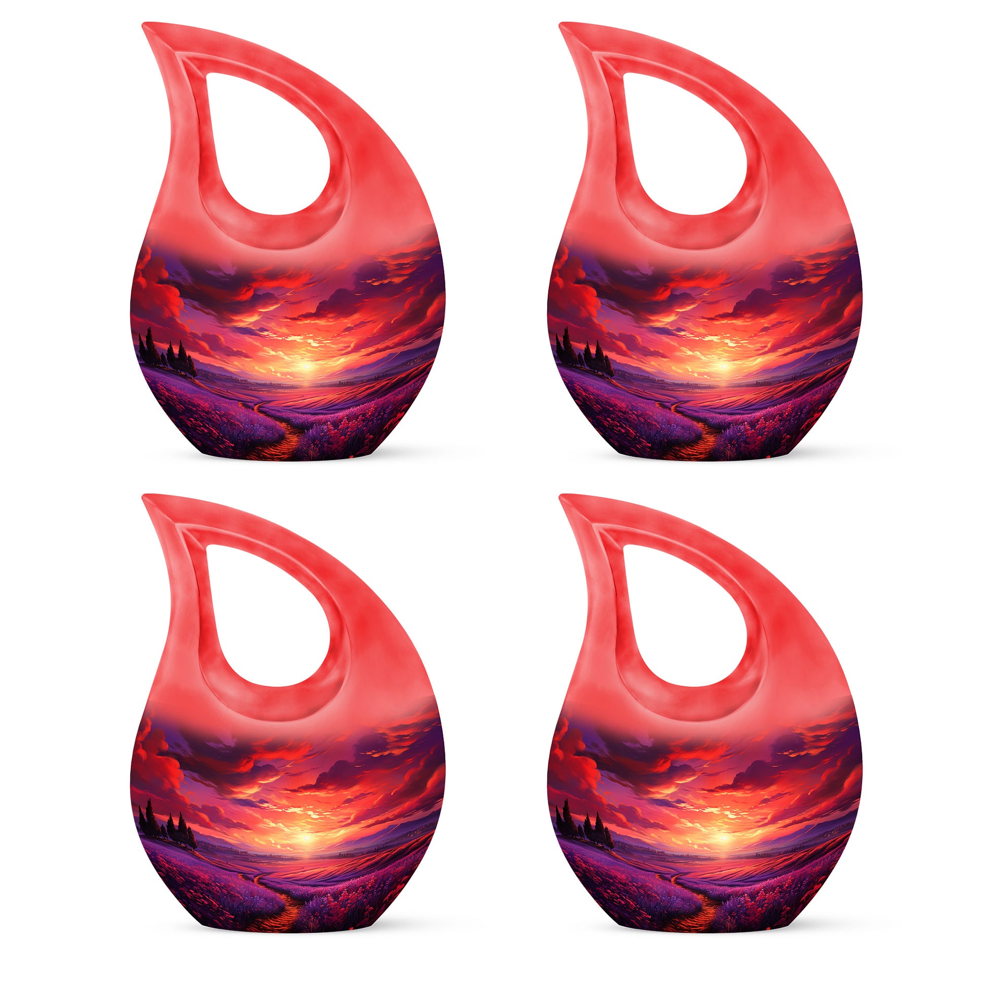 Lavender Farm Fields Urn For Men & Women - Large Urn for Human Ashes