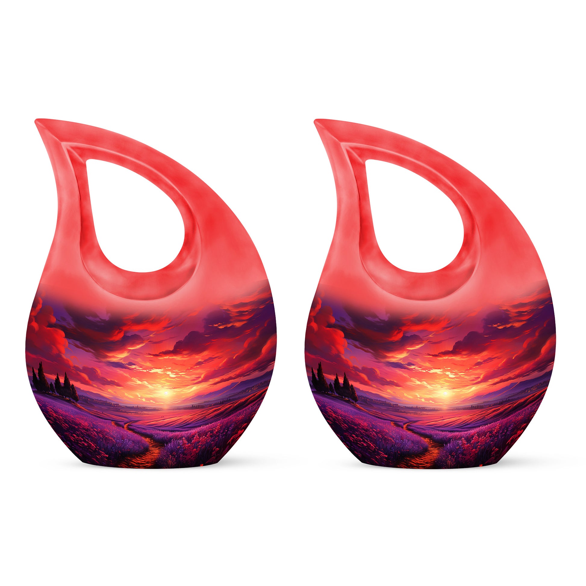 Lavender Farm Fields Urn For Men & Women - Large Urn for Human Ashes