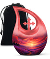 Lavender Farm Fields Urn For Men & Women - Large Urn for Human Ashes