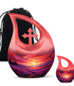 Lavender Farm Fields Urn For Men & Women - Large Urn for Human Ashes