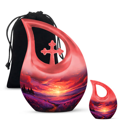 Personalized Galaxy Cremation Urn for Men & Women - 10-inch, 200 cu in - Yatskia
