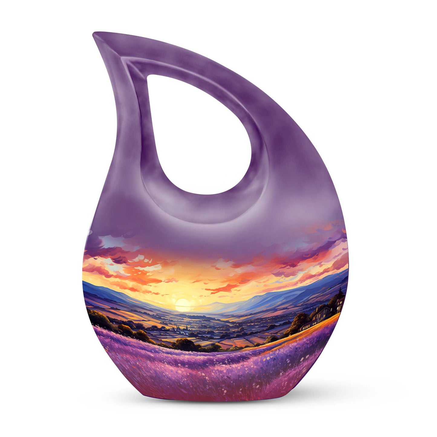Aluminium Sunset Memorial Urn